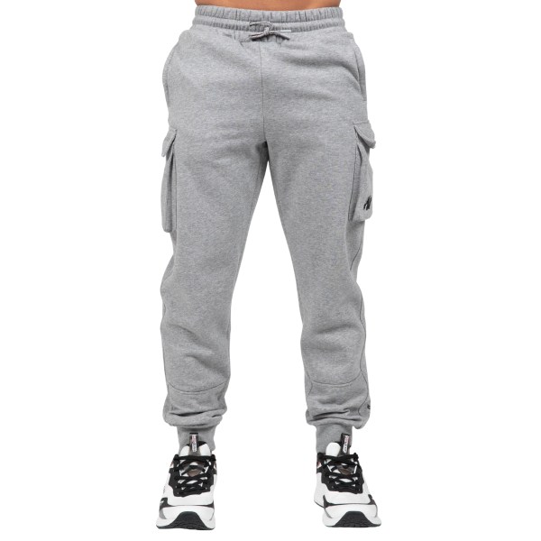 Gorilla Wear Hudson Cargo Sweatpants, S, Grey Melange | Träningskläder - Träningsbyxor | Gymkraft