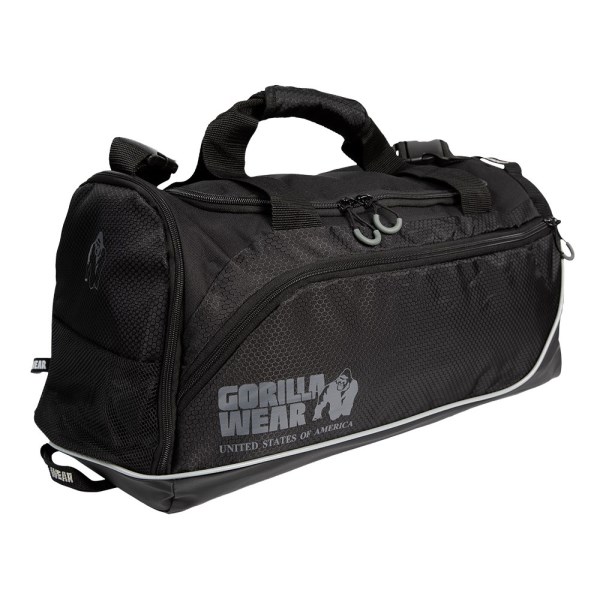 Gorilla Wear Jerome Gym Bag 2.0, 1 st, Svart/grå