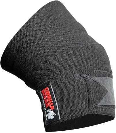 Miniatyrbild Gorilla Wear Knee Wraps, 250 cm, Black