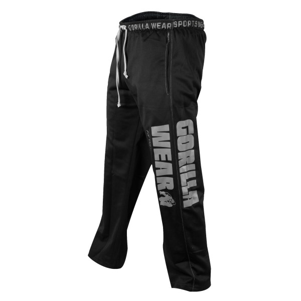 Gorilla Wear Logo Mesh Pants, L/XL, Black