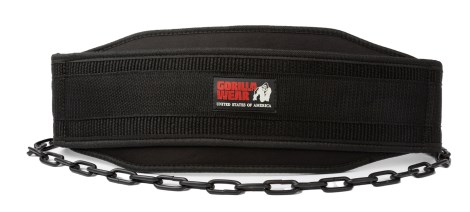 Miniatyrbild Gorilla Wear Nylon Dip Belt, Black