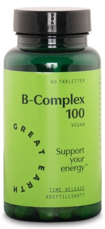Miniatyrbild Great Earth B-Complex 100 mg, 60 tabl