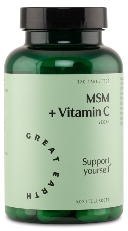 Miniatyrbild Great Earth MSM + Vitamin C, 120 tabl