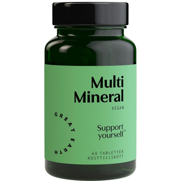 Great Earth Multi Mineral, 60 tabl | Vitamin & Mineraltillskott - Mineraler - Multimineral | Gymkraft