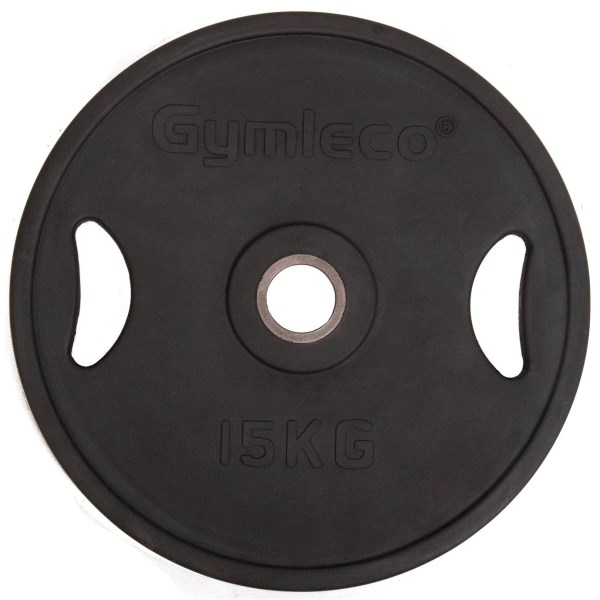 Gymleco Gummivikter med Handtag, 1 st, 15 kg