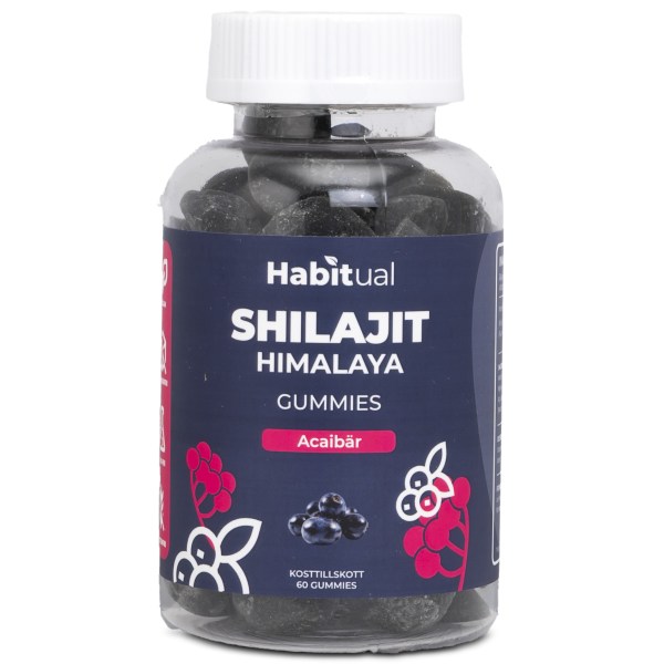 Habitual Shilajit Gummies, Acaibär, 60 Gummies | Vitamin & Mineraltillskott - Mineraler - Shilajit | Gymkraft