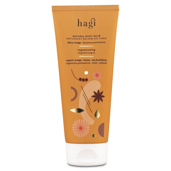 Hagi Natural Body Balm, 200 ml, Spicy Orange