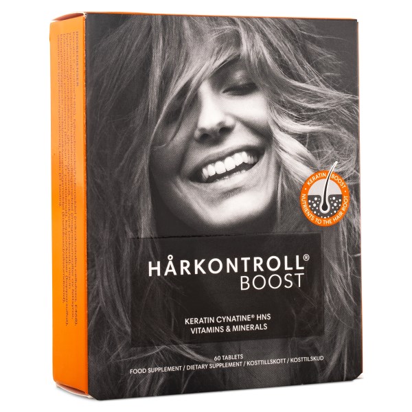 Hårkontroll Boost 60 tabl
