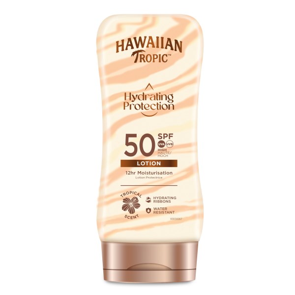 Hawaiian Tropic Hydrating Protection Lotion SPF 50, 180 ml