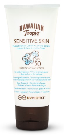 Miniatyrbild Hawaiian Tropic Sensitive Skin Protective Lotion SPF 50 , 90 ml