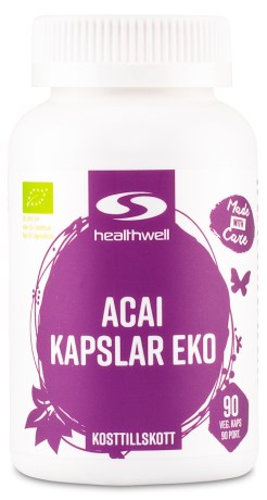 Miniatyrbild Healthwell Acaikapslar EKO, 90 kaps