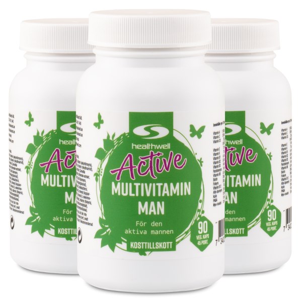 Healthwell Active Multivitamin Man, 270 kaps