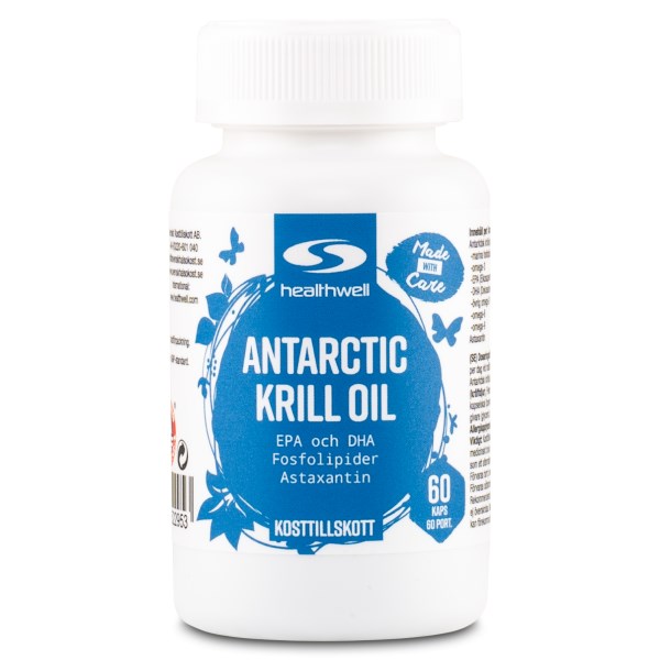 Healthwell Antarctic Krill Oil, 60 kaps