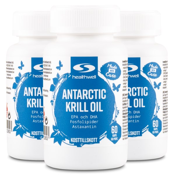 Healthwell Antarctic Krill Oil, 180 kaps