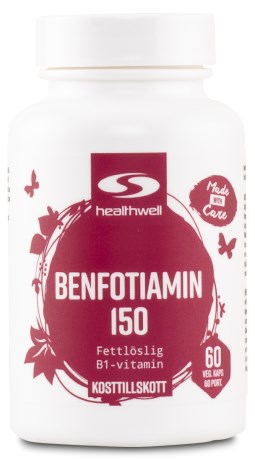 Miniatyrbild Healthwell Benfotiamin 150, 60 kaps