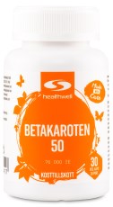 Healthwell Betakaroten 50
