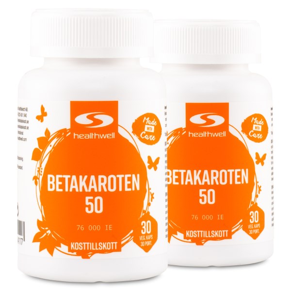 Healthwell Betakaroten 50, 60 kaps
