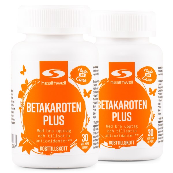 Healthwell Betakaroten Plus, 60 kaps