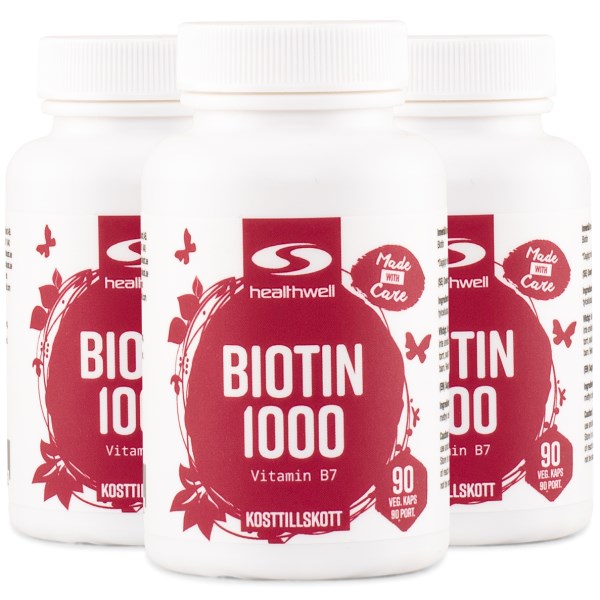 Healthwell Biotin 1000, 270 kaps