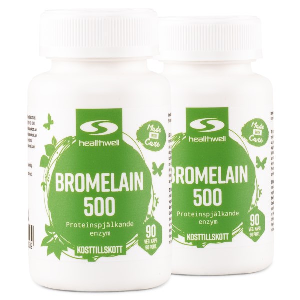 Healthwell Bromelain 500, 180 kaps