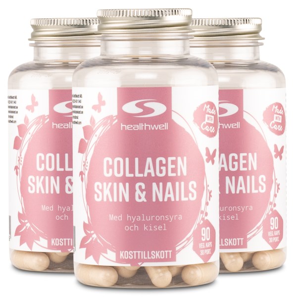 Healthwell Collagen Skin & Nails, 270 kaps