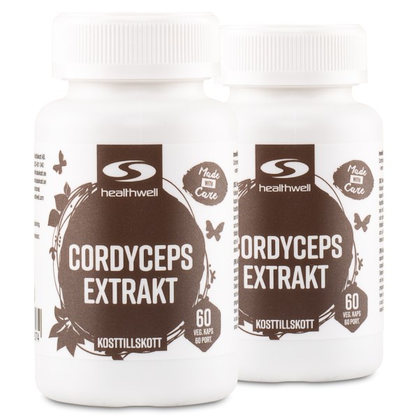 Healthwell Cordyceps Extrakt, 120 kaps