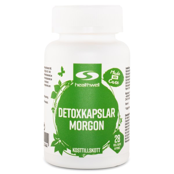 Healthwell Detoxkapslar Morgon 28 kaps