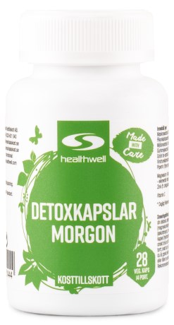 Miniatyrbild Healthwell Detoxkapslar Morgon, 28 kaps