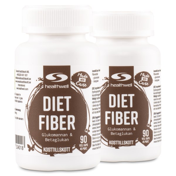 Healthwell Diet Fiber, 180 kaps