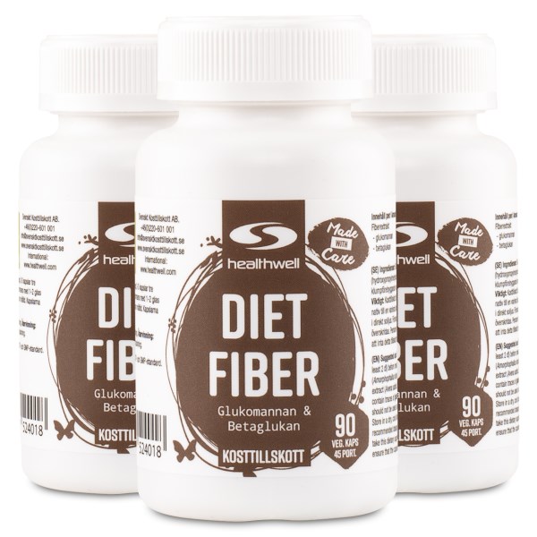 Healthwell Diet Fiber, 270 kaps