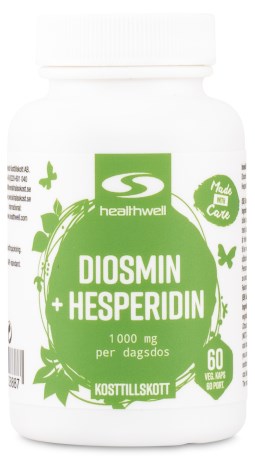 Miniatyrbild Healthwell Diosmin+Hesperidin, 60 kaps
