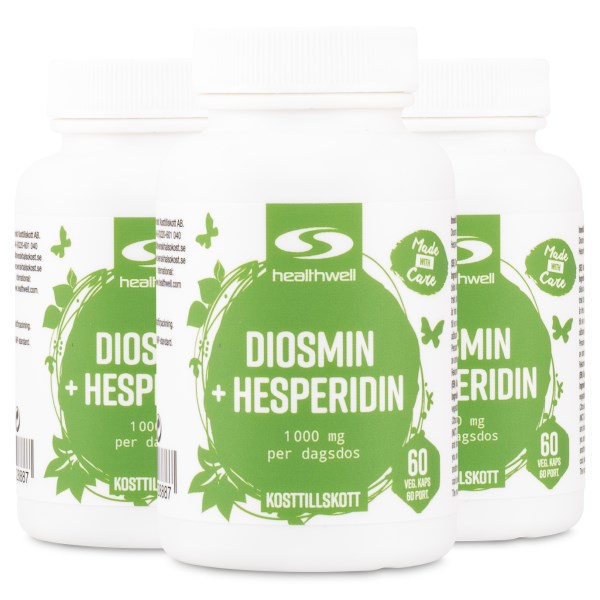 Healthwell Diosmin+Hesperidin, 180 kaps