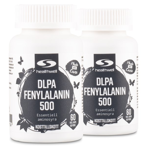 Healthwell DLPA Fenylalanin 500, 120 kaps