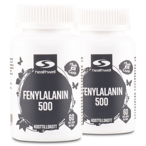 Healthwell Fenylalanin 500, 120 kaps