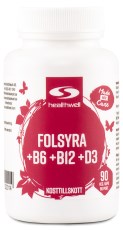 Healthwell Folsyra+B6+B12+D