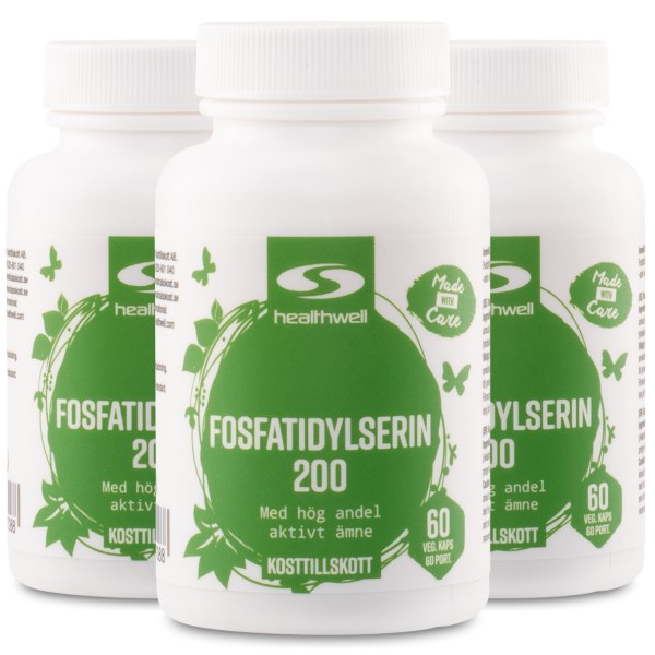 Healthwell Fosfatidylserin 200, 180 kaps