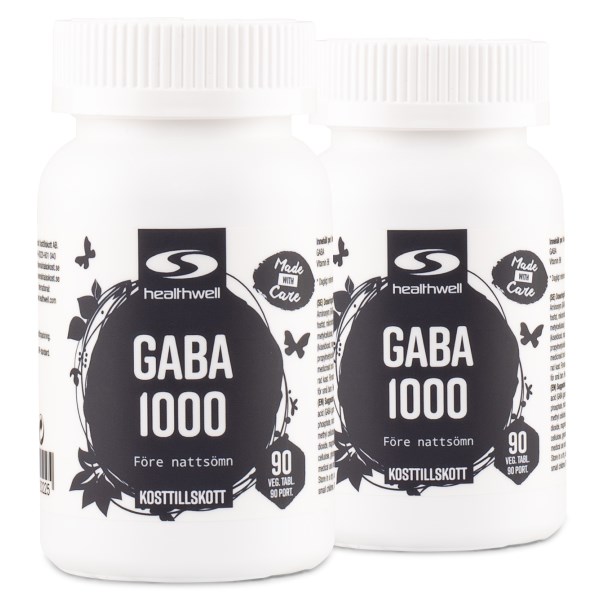 Healthwell GABA 1000, 180 tabl