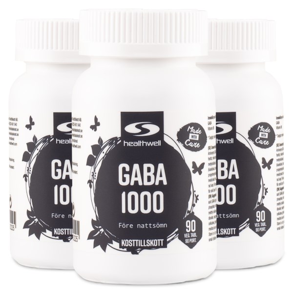 Healthwell GABA 1000, 270 tabl