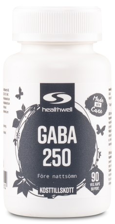 Miniatyrbild Healthwell GABA 250, 90 kaps