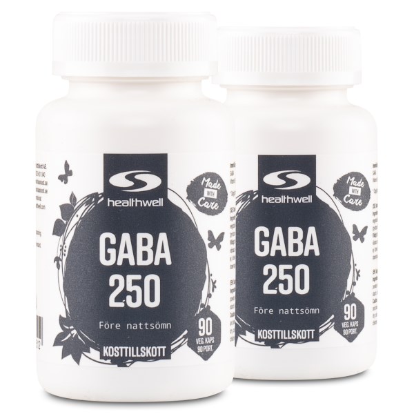Healthwell GABA 250, 180 kaps
