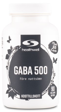 Miniatyrbild Healthwell GABA 500, 90 kaps