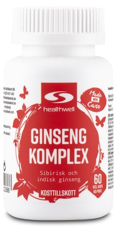Miniatyrbild Healthwell Ginseng Komplex, 60 kaps