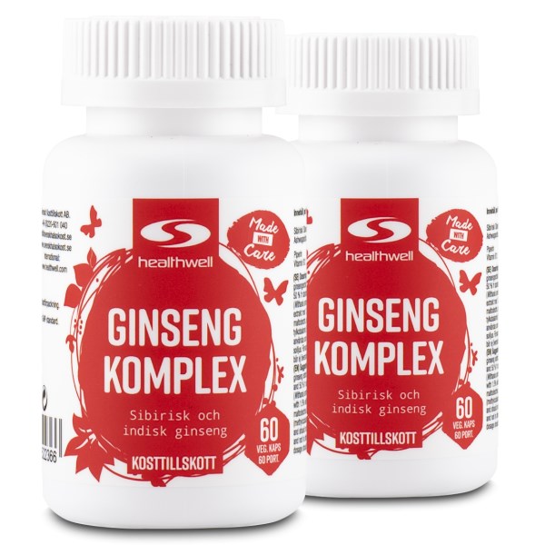 Healthwell Ginseng Komplex, 120 kaps