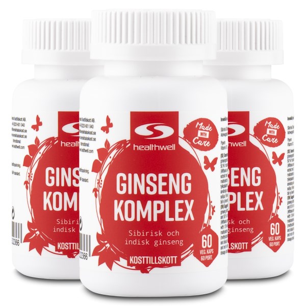 Healthwell Ginseng Komplex, 180 kaps