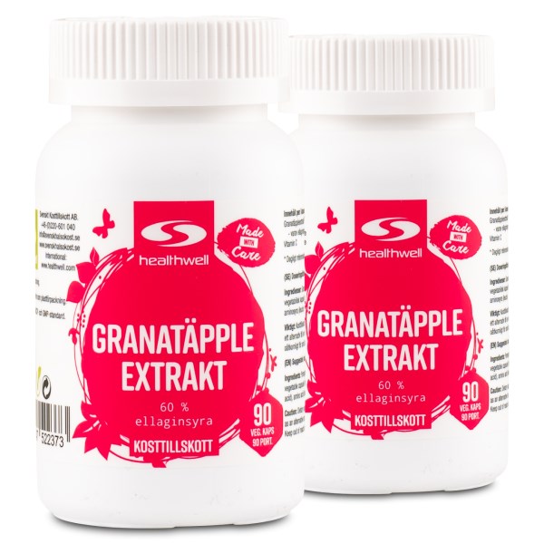 Healthwell Granatäpple Extrakt, 180 kaps