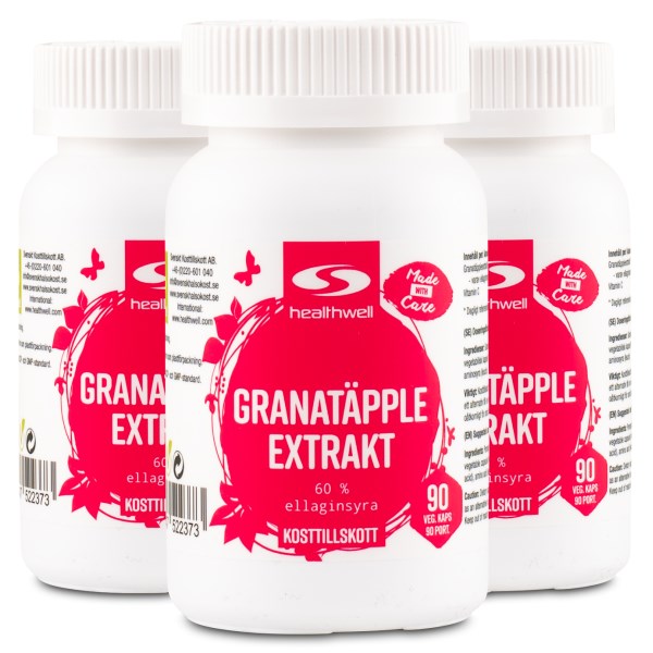 Healthwell Granatäpple Extrakt, 270 kaps