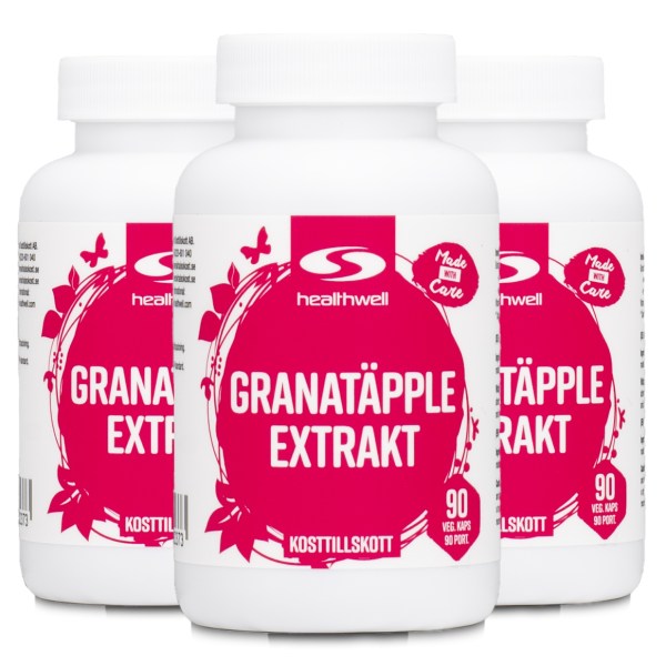 Healthwell Granatäpple Extrakt, 270 kaps