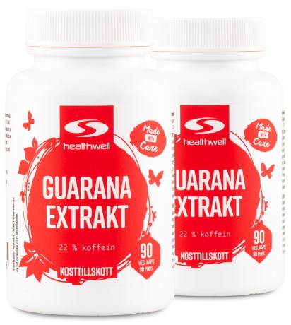 Miniatyrbild Healthwell Guarana Extrakt, 180 kaps