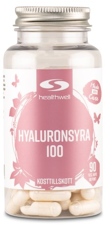 Miniatyrbild Healthwell Hyaluronsyra 100, 90 kaps