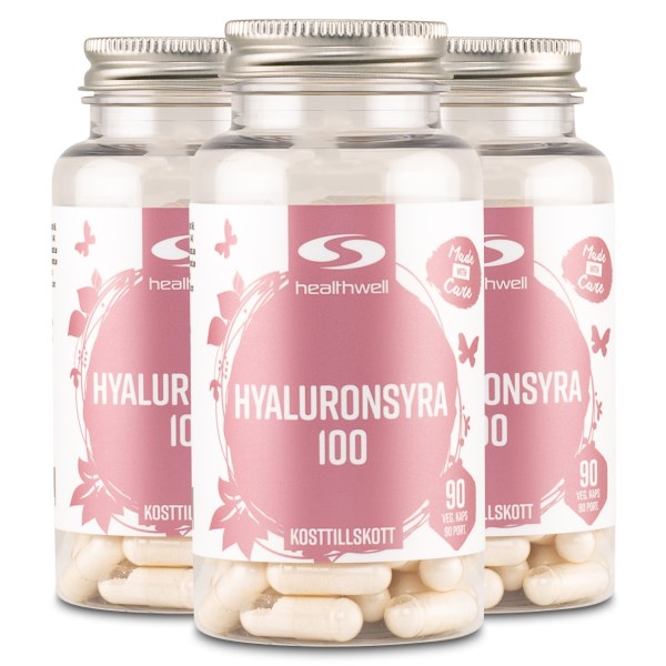 Healthwell Hyaluronsyra 100, 270 kaps